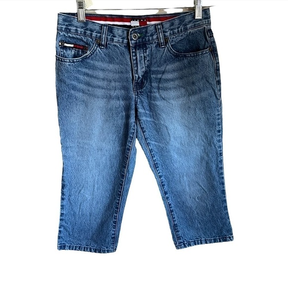 Tommy Hilfiger Vintage Luy-Luy Bermuda Denim Shorts - Picture 1 of 10